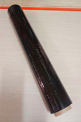 Стрейч-плёнка упаковочная в рулоне чёрная, 500 мм, 20 мкм 1,0 кг