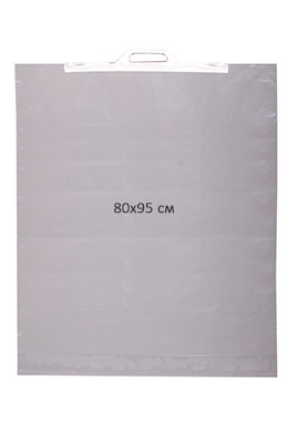 Пакет с пластиковой ручкой 80x95 см