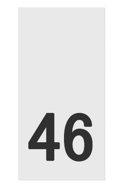 46- размерник, белый