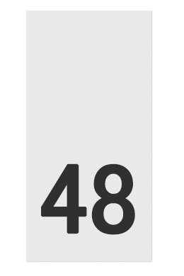 48- размерник, белый