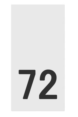 72- размерник, белый