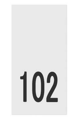 102- размерник, белый