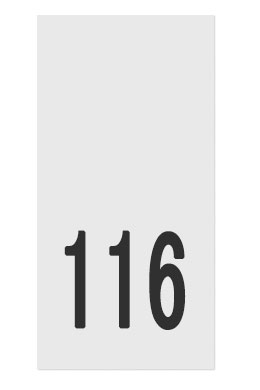 116- размерник, белый