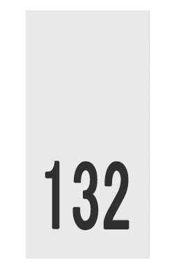 132- размерник, белый