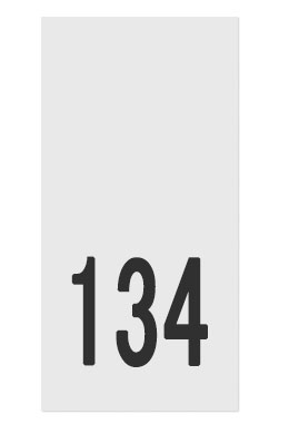 134- размерник, белый