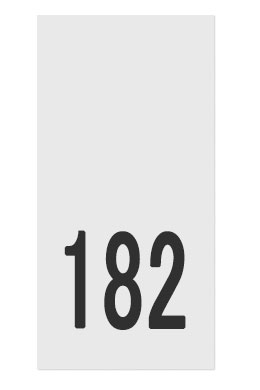 182- размерник, белый