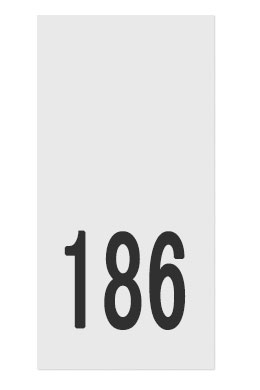 186- размерник, белый