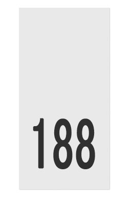 188- размерник, белый